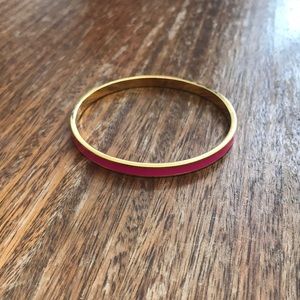 Kate Spade Hot To Trot idiom gold tone bangle